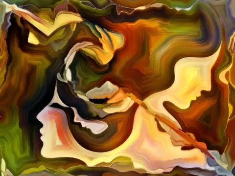 Beyond Inner Paint Stock Illustration