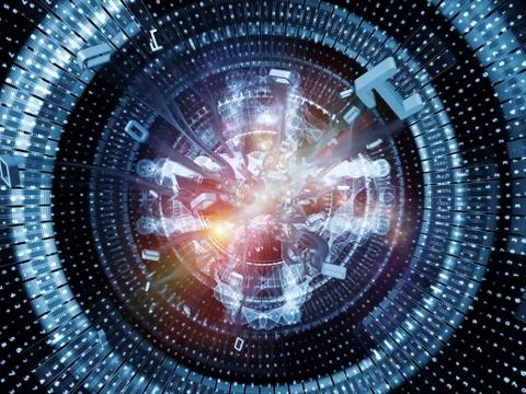 Beyond Integers Stock Illustration