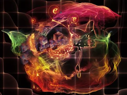 Beyond Math Visualization 스톡 일러스트