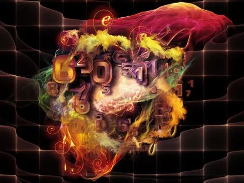 Beyond Math Visualization 스톡 일러스트