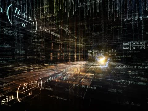 Beyond Mathematics 스톡 일러스트