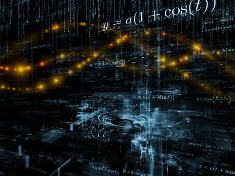 Beyond Mathematics Stock Illustration