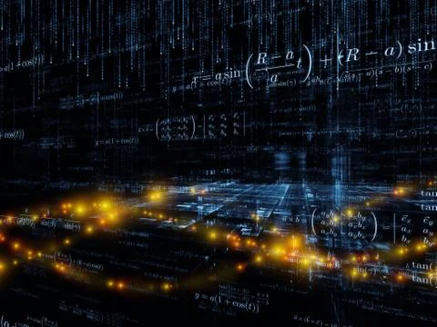 Beyond Mathematics Stock Illustration
