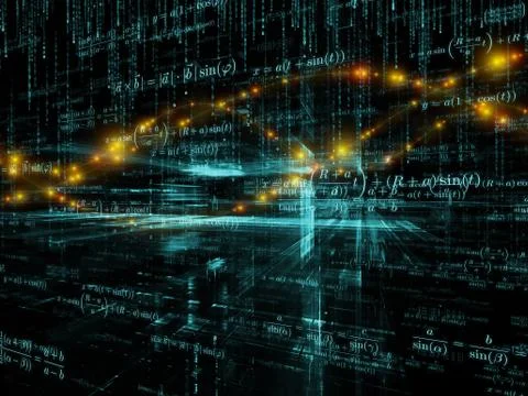 Beyond Mathematics Stock Illustration