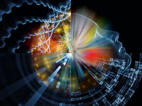 Beyond New Self Stockillustratie