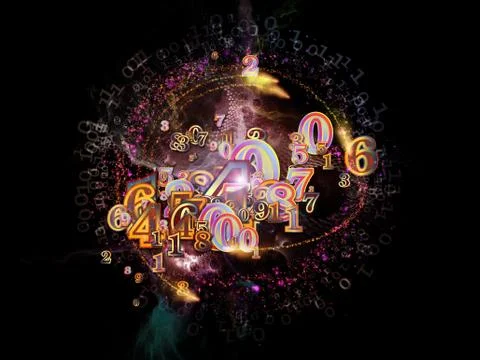 Beyond Numbers Stock Illustration