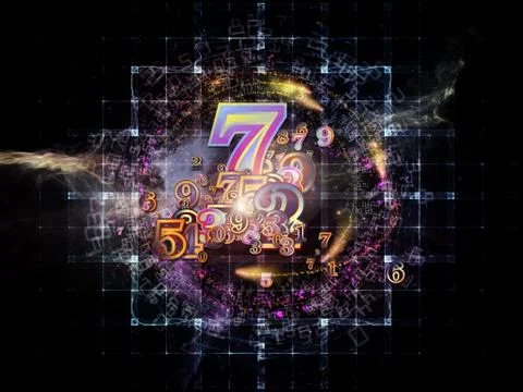 Beyond Numbers Illustrazione stock