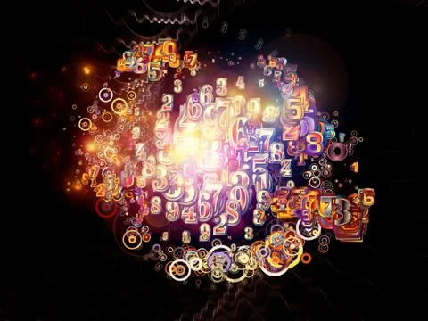 Beyond Numbers Stock Illustration