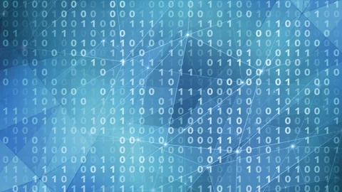 Beyond ones and zeros language of cyber crime and binary code. Technology Video stock 252854815