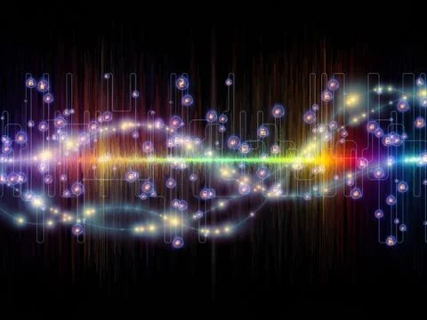 Beyond Oscillation Illustrazione stock