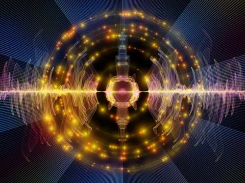 Beyond Radial Oscillation Stock Illustration