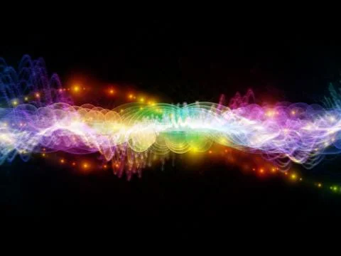 Beyond Sound Wave Stockillustratie