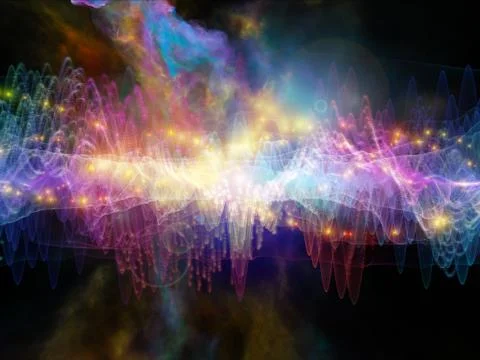 Beyond Sound Wave Stock Illustration