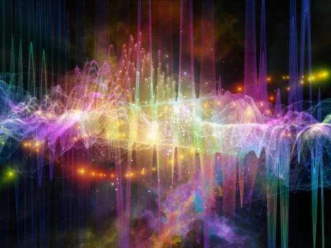 Beyond Sound Wave Stock Illustration