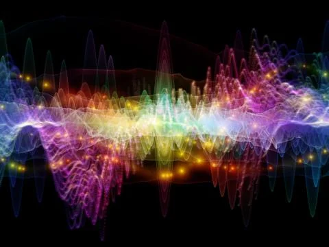 Beyond Sound Wave Stock Illustration