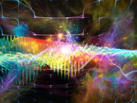 Beyond Sound Wave Stock Illustration