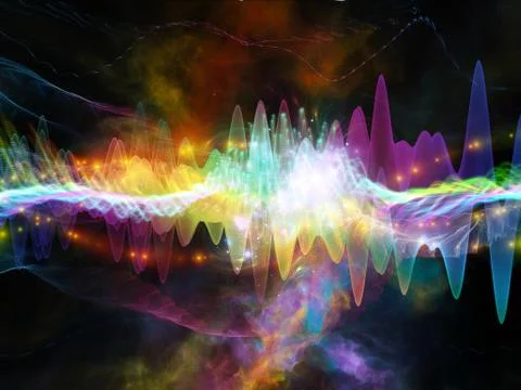 Beyond Sound Wave Stock Illustration