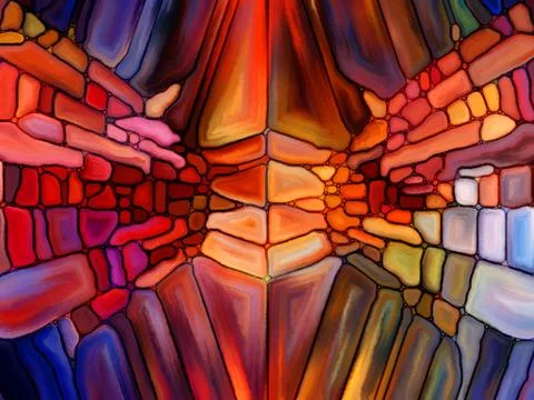 Beyond Stained Glass Stock Illustration