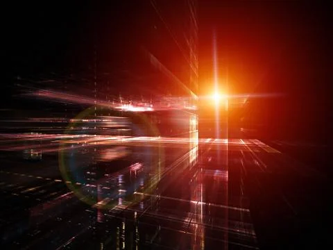 Beyond Technology Stock Illustration