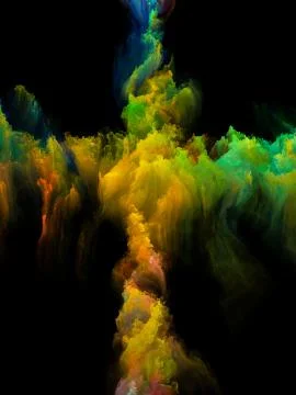 Beyond Virtual Canvas Stock Illustration