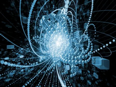 Beyond Wave Particle 스톡 일러스트