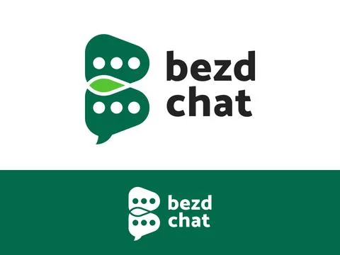 Bezd Chat Logo Design Stockillustratie