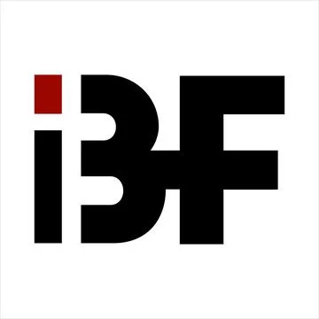 BF, IBF, BIF initials geometric letter company logo Stock Illustration