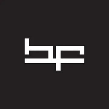 Bf initial letter vector logo icon 库存插图