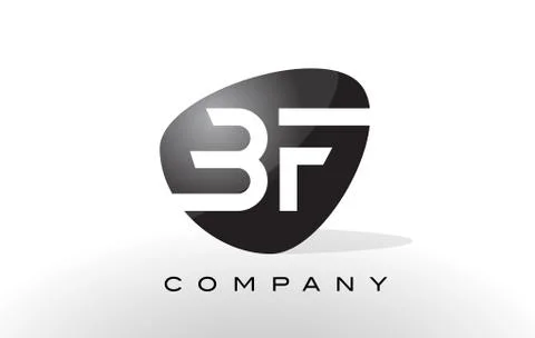 BF Logo.  Letter Design Vector. Stock-Illustration