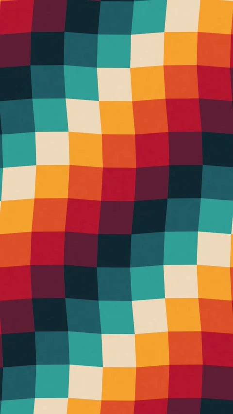 BG 70s loop Checkers wave 스톡 동영상 345124710