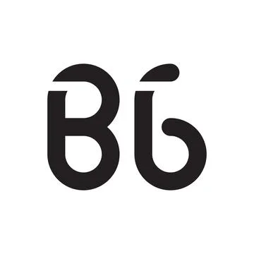 Bg initial letter vector logo icon Ilustração Stock