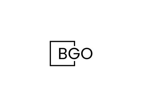 BGO letter initial logo design vector illustration Stock Illustration