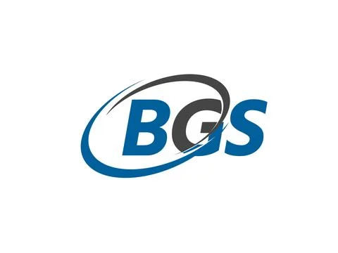 BGS logo, design, vector illustration Stock Illustration