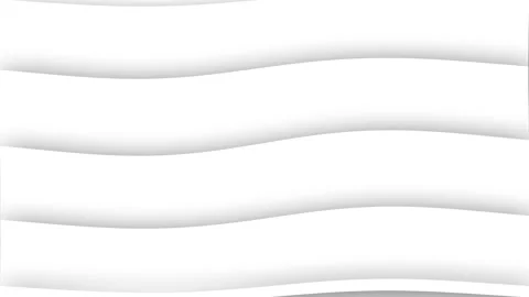 Bgsimple motion design wavy white curves with drop shadow Stock Footage 220844025