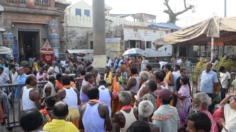 Bhajan outside Temples Stock Footage 132108465