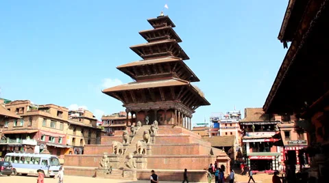 Bhakta pure In Nepal Stock Footage 32465573