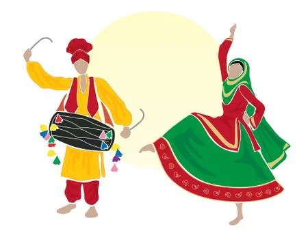Bhangra Stock Illustration
