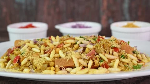 Bhel Puri Stock Footage 294970748