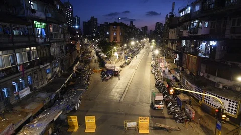 Bhendi Bazaar Stock Footage 129821760