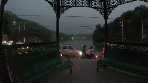 Bhimtal Lake Vídeo Stock 191397336