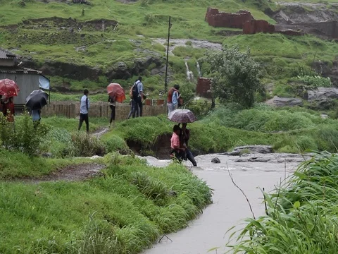 Bhivpuri Waterfall Stock Footage 78054278