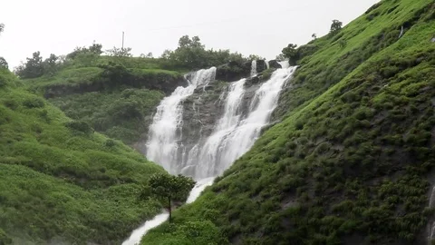 Bhivpuri Waterfall Stock Footage 78055235
