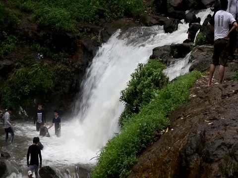 Bhivpuri Waterfall Stock Footage 78055353