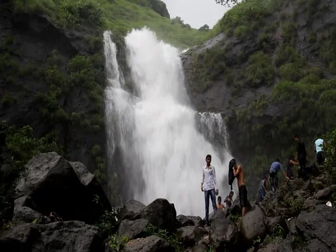 Bhivpuri Waterfall Stock Footage 78056510