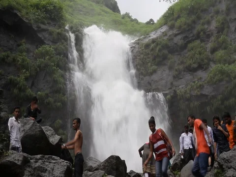 Bhivpuri Waterfall Stock Footage 78079846