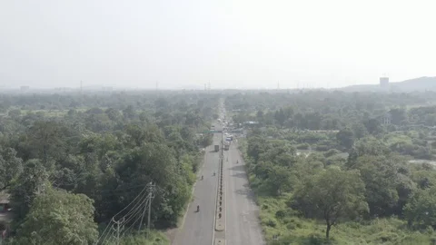 Bhiwandi highway in Thane India Stock Footage