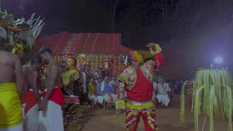 Bhootha Kola Stock Footage 271123184