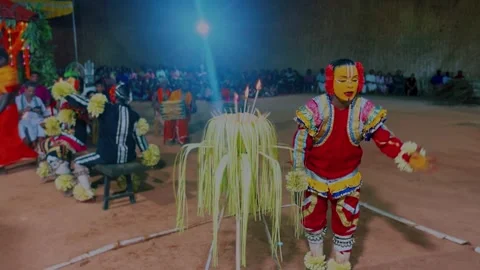 Bhootha Kola Stock Footage 271123185