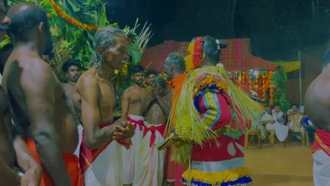 Bhootha Kola Stock Footage 272212259