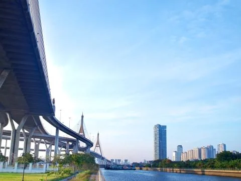 Bhumibol Bridge Stock Photos
